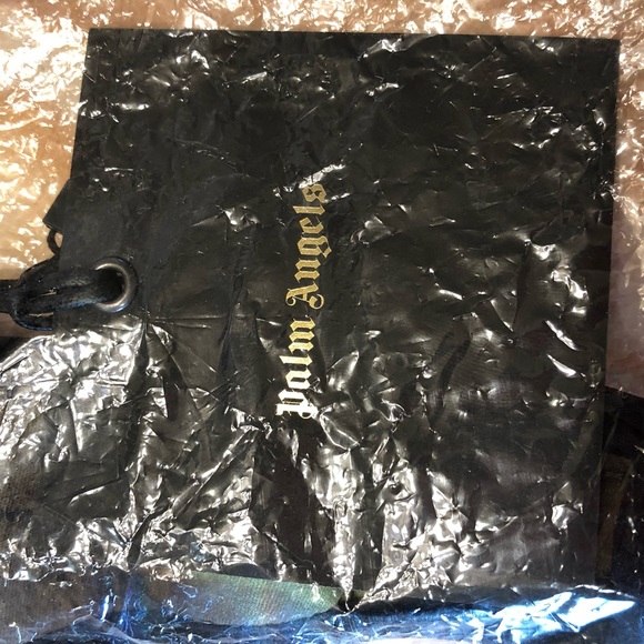 Brand New PALM ANGELS Green Camo Logo Mask BNIB - Picture 8 of 11